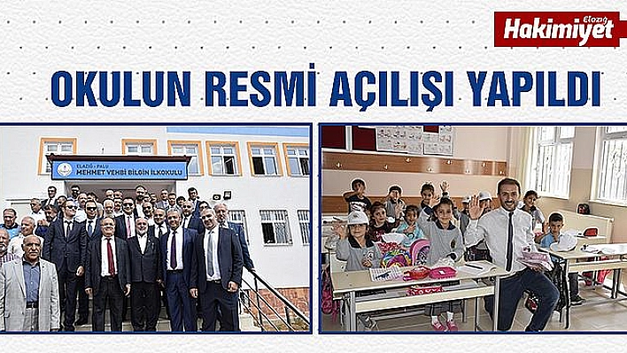 Hayırsever iş adamının yaptırdığı okul törenle açıldı