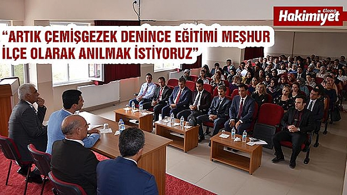 Kaymakam Kazez, eğitimcilerle bir araya geldi