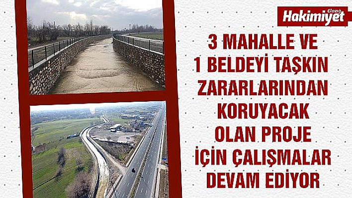  ŞORŞOR TAŞKIN KORUMA PROJESİ 1. KISIM İNŞAATI DEVAM EDİYOR