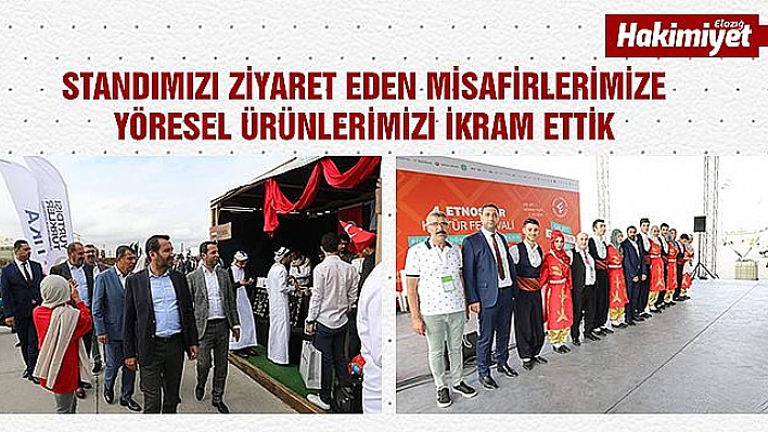 4.ETNOSPOR KÜLTÜR FESTİVALİNDE, ELAZIĞ BELEDİYESİ STANT AÇTI