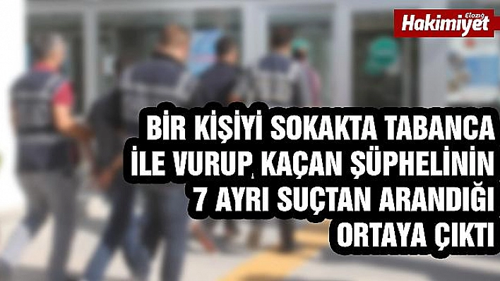 7 ayrı suçtan aranan şüpheli 8'inci olayda yakayı ele verdi