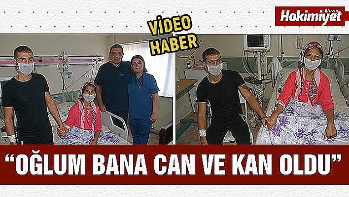 Anne, oğlunun böbreğiyle hayata tutundu