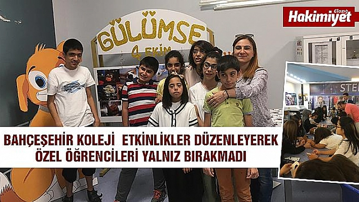 BAHÇEŞEHİR KOLEJİ'NDEN ÖZEL ÖĞRENCİLERE ETKİNLİK