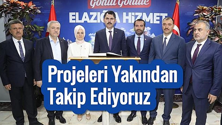 Bakan Kurum: 'Elazığ'a önemli sorunları çözmek için geldik' 