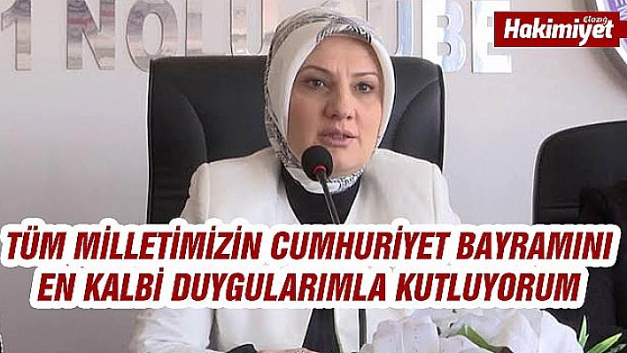 'Cumhuriyetin 96. Yılını Gururla İdrak Ediyoruz'