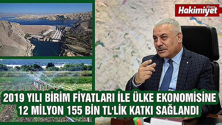 Elazığ'da 22 bin 100 dekar tarım arazisi sulandı