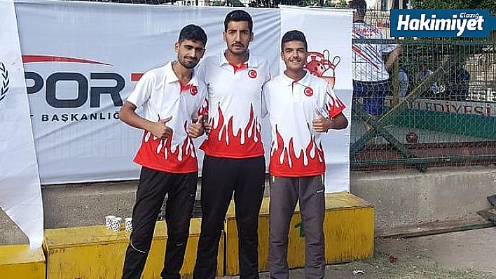 Elazığ'dan 2 sporcu Bocce Milli Takımı'na girdi