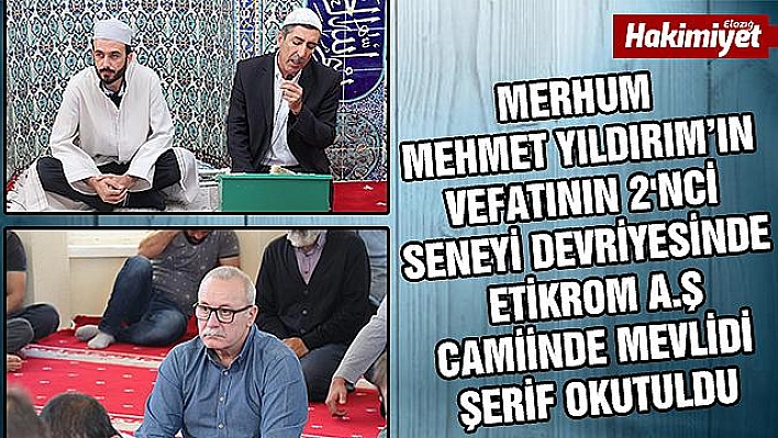 GİRAY 'MERHUM YILDIRIM, ÇALIŞKAN VE MÜTEVAZİ BİR İNSANDI'