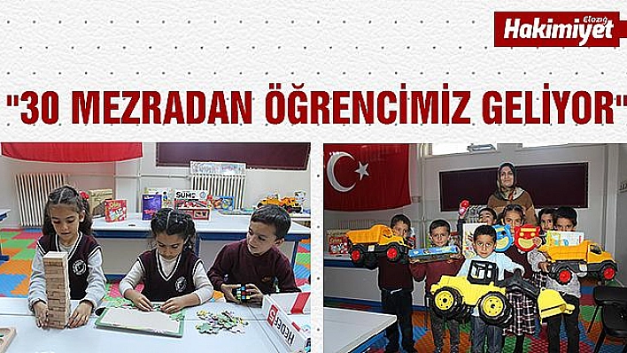 Köy çocukları ilk kez zeka oyunlarıyla buluştu