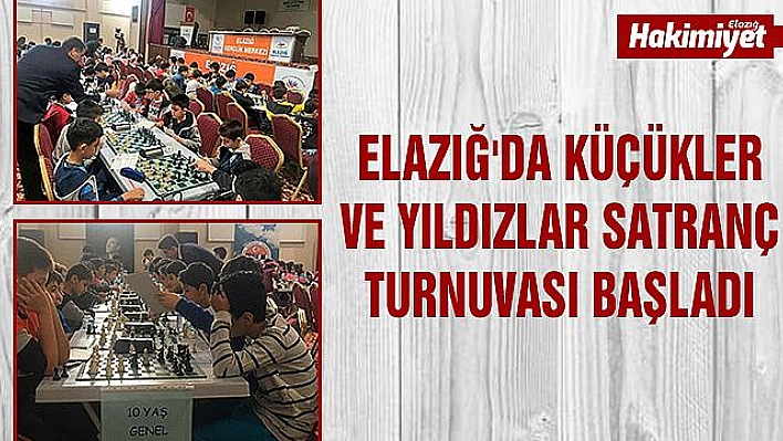 Küçükler ve yıldızlar satranç turnuvası düzenlendi