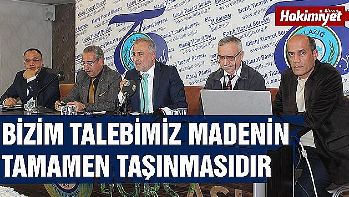 Maden ilçesinin taşınması 'Halk oylaması' ile yapılabilir