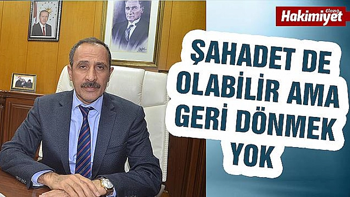 REKTÖR DEMİRDAĞ: 'KAHRAMAN ASKERİMİZ ZAFER İLE DÖNECEKTİR'