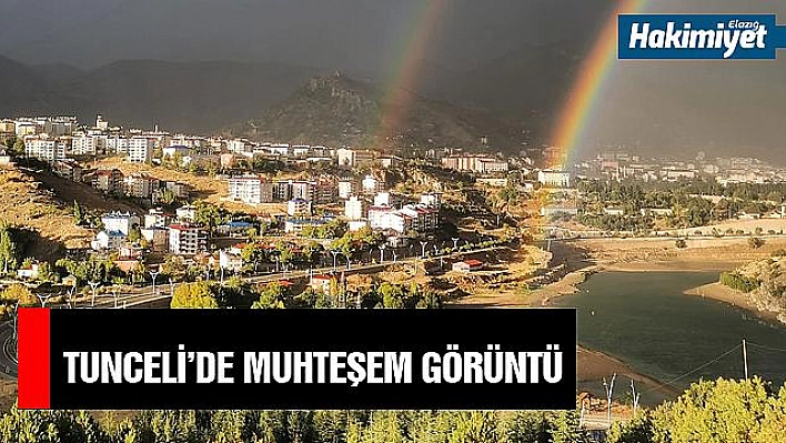 Tunceli'de gökkuşağı şöleni