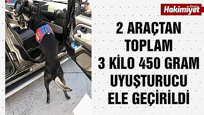 Uyuşturucu tacirleri Narkotik Köpeği Salgın'a takıldı