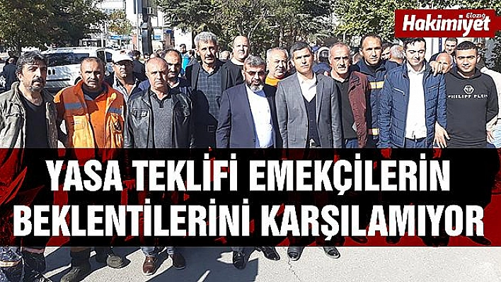 Başkan Kara:' Yasa teklifi emekçilerin beklentilerini karşılamıyor'