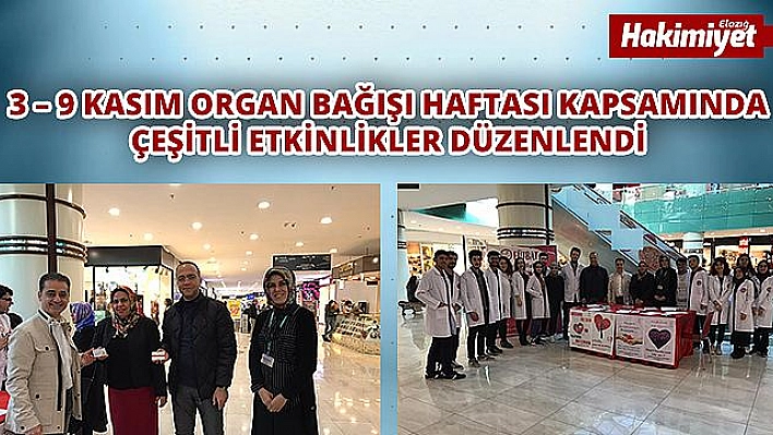 ÇEŞİTLİ ETKİNLİKLER DÜZENLENDİ