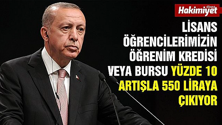 Cumhurbaşkanı Erdoğan'dan öğrencilere burs müjdesi!