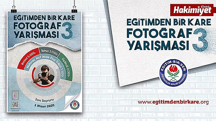 'Eğitimden Bir Kare' fotoğraf yarışmasının üçüncüsü başladı