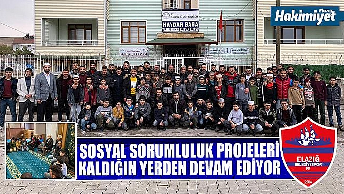 Elazığ Belediyespor, genç hafızlarla buluştu