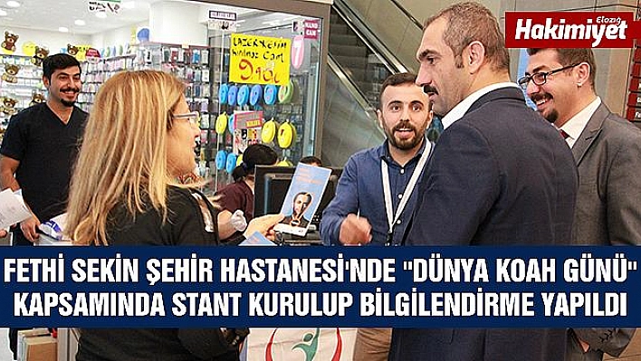 Elazığ'da 'Dünya KOAH Günü' etkinliği