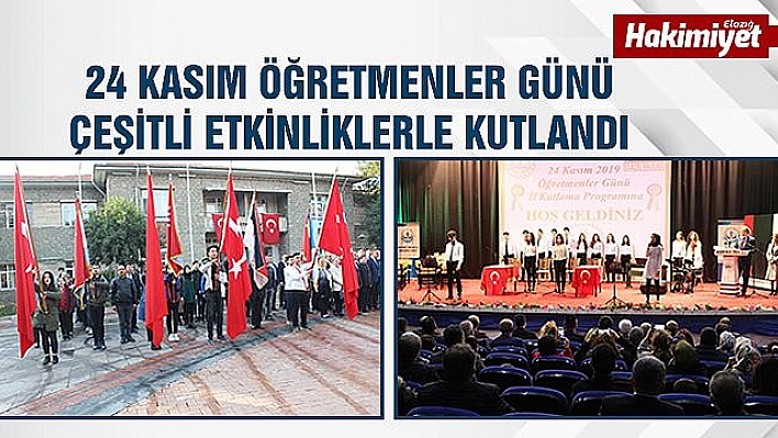 Elazığ'da, 'Öğretmenler Günü' kutlandı