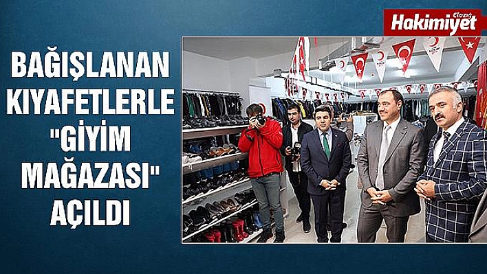 İhtiyaç sahipleri için Elazığ'da 'Mağaza'