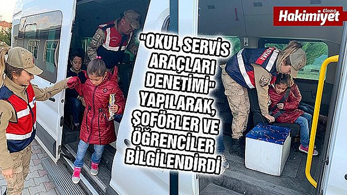  Jandarma Okul Servislerini Denetledi 