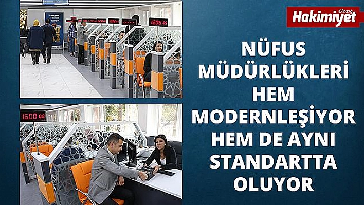 Nüfus müdürlüklerine yeni konsept