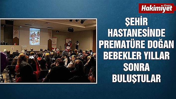 ŞEHİR HASTANESİNDE DÜNYA PREMATÜRE GÜNÜ ETKİNLİĞİ DÜZENLENDİ