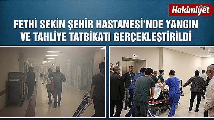 ŞEHİR HASTANESİNDE GERÇEĞİ ARATMAYAN TATBİKAT