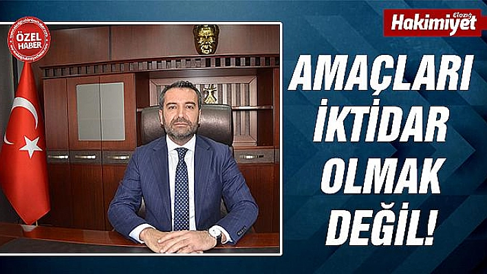 AMAÇLARI OY TIRTIKLAMAK