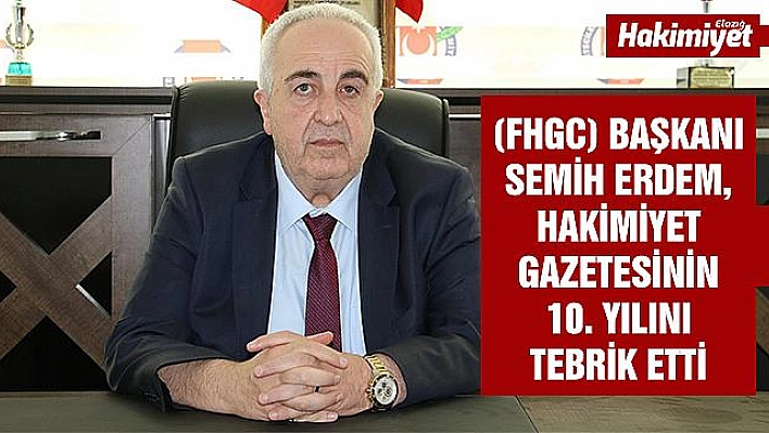 BAŞKAN ERDEM, HAKİMİYET'E TEBRİK!