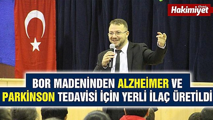 Bor madeninden yerli ilaç üretildi