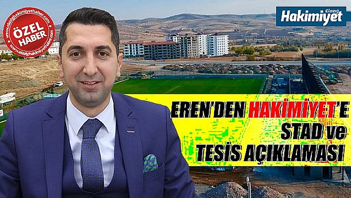 Eren'den Hakimiyet Gazetesi'ne açıklamalar