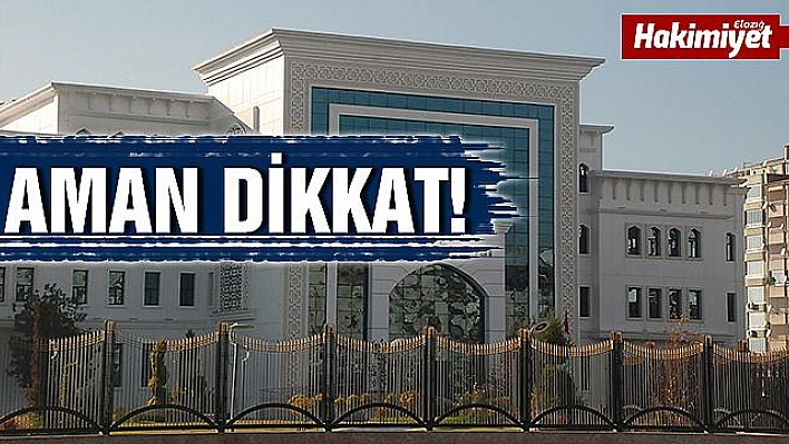 ELAZIĞ DAHİL BÜTÜN İLLER PARK YASAĞI KONUSUNDA UYARILDI