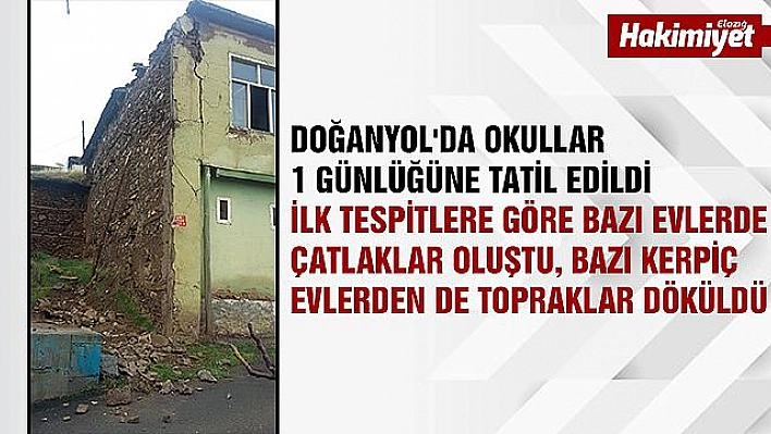 Elazığ'daki deprem Doğanyol'da da hissedildi