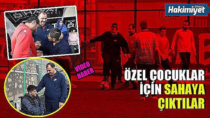 Elazığ protokolü engelliler için sahada