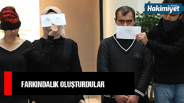 Engelli ünlü isimleri canlandırıp, farkındalık oluşturdular