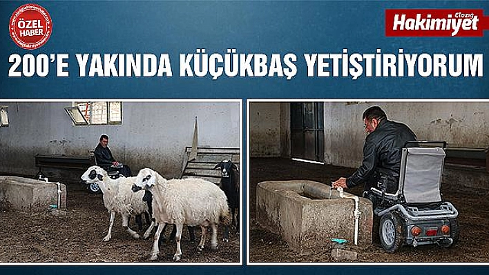 KURDUĞU BESİ ÇİFTLİĞİ İLE ÇOCUKLARINI OKUTUYOR