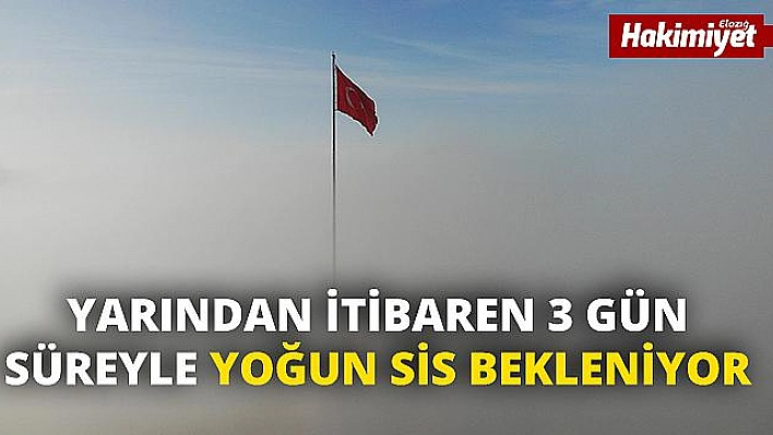 Meteorolojiden 5 il için yoğun sis uyarısı