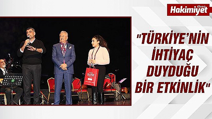 MİLLETVEKİLİ EROL 'BU GÜZEL ETKİNLİKLERİN ELAZIĞ VE TUNCELİ'DE DE YAPILMASI İÇİN DESTEK VERELİM' 