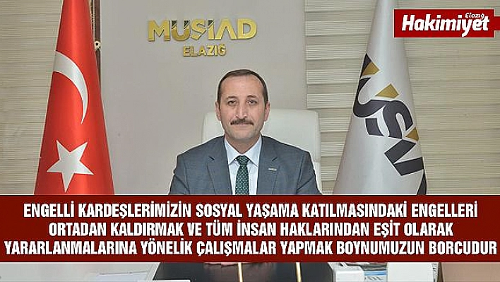 Özeren: ' Herkes bir engelli adayıdır'