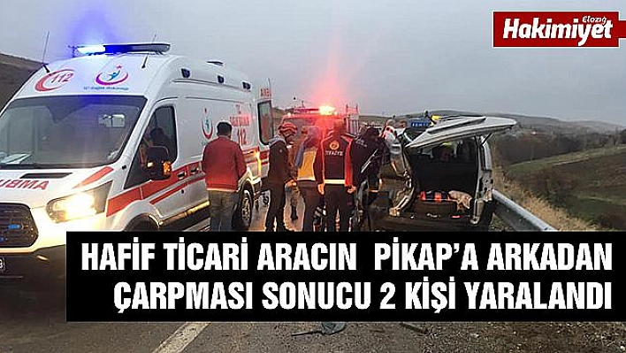 Trafik Kazası: 2 yaralı