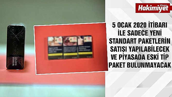 Tütün mamullerinde düz ve standart paket uygulaması başlıyor