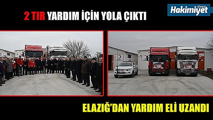 2 Adet Tır  Yardım İçin Yola Çıktı