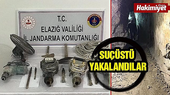  35 metre yerin altında kaçak kazı yaptılar