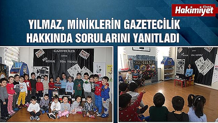 Anaokulu Öğrencileri Gazeteciler Gününde Hakimiyet'i Ağırladı