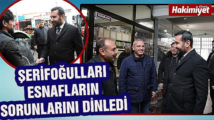 BAŞKAN ŞERİFOĞULLARI SANAYİ MAHALLESİ ESNAFINI ZİYARET ETTİ