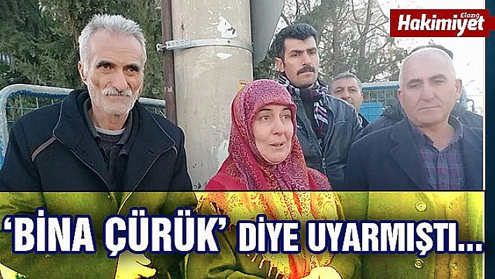  'Binada daha önceki depremlerde çatlaklar oluştu'