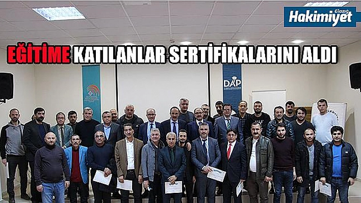 DAP İDARESİ TARAFINDAN ELAZIĞ'DA 'TARIMSAL SULAMA EĞİTİMİ' GERÇEKLEŞTİRİLDİ